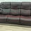 Thumbnail: Ekorness Stressless El Dorado 3 seater high back recliner sofa burgundy leather 