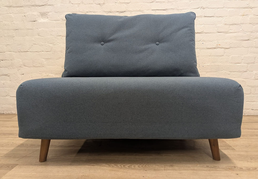 Thumbnail: Ex-Display John Lewis sofa bed teal blue