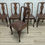 Thumbnail: Queen Anne style mahogany dining chairs x 5