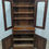 Thumbnail: Victorian mahogany glazed bookcase over side cabinet 