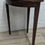 Thumbnail: Early 20th century mahogany corner table with glass top