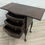 Thumbnail: Queen Anne style 3 drawer drop leaf side table