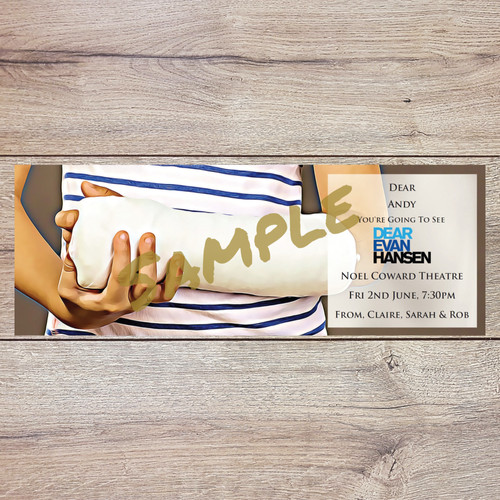 Dear Evan Hansen Printable Gift Ticket Slick Ticket