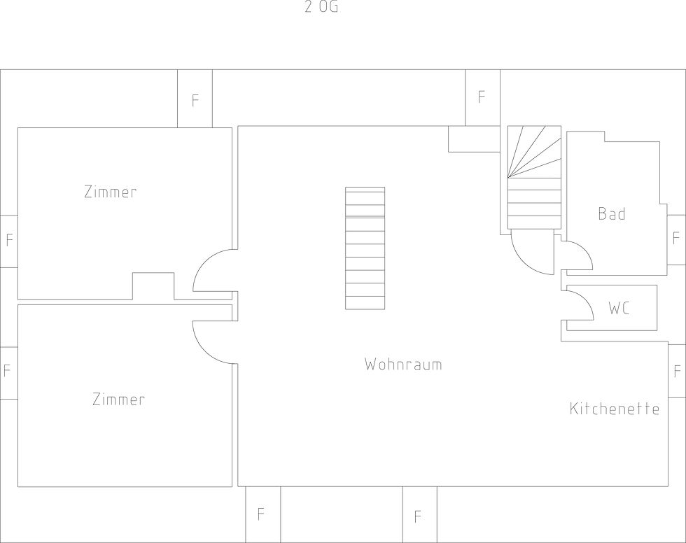 Apartment (4 Pers.) - 2. OG
