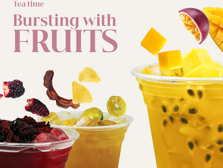 Sip the sweet & sour magic of fresh fruits 🍇🍋