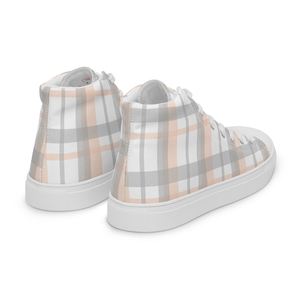 Thumbnail: Women’s Pale Plaid High-Tops