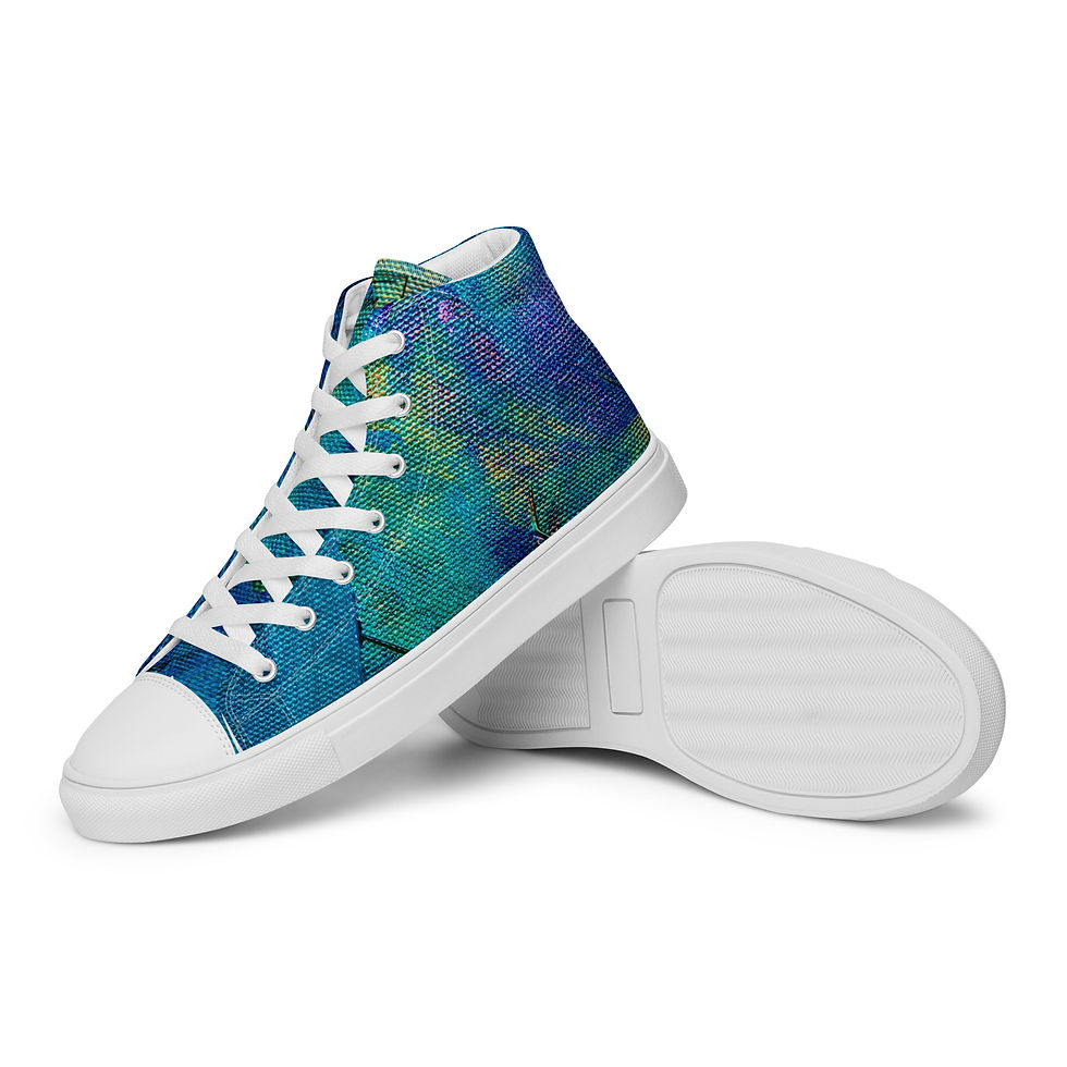 Thumbnail: Men’s Abstract Paint High-Tops