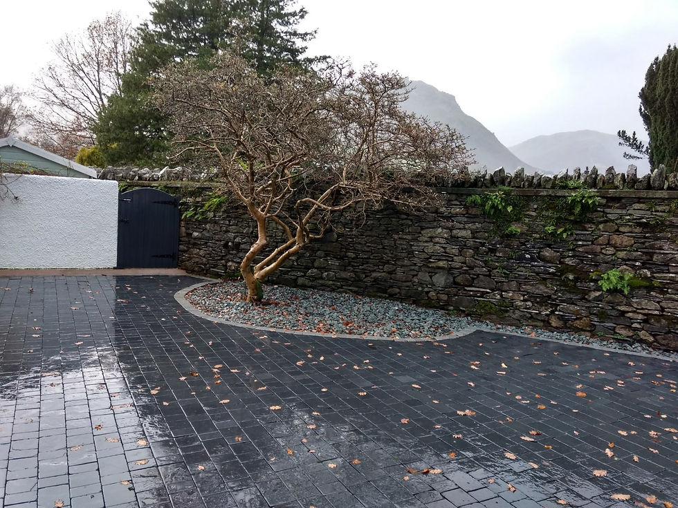 Thumbnail: Blue Black Slate Tumbled Setts