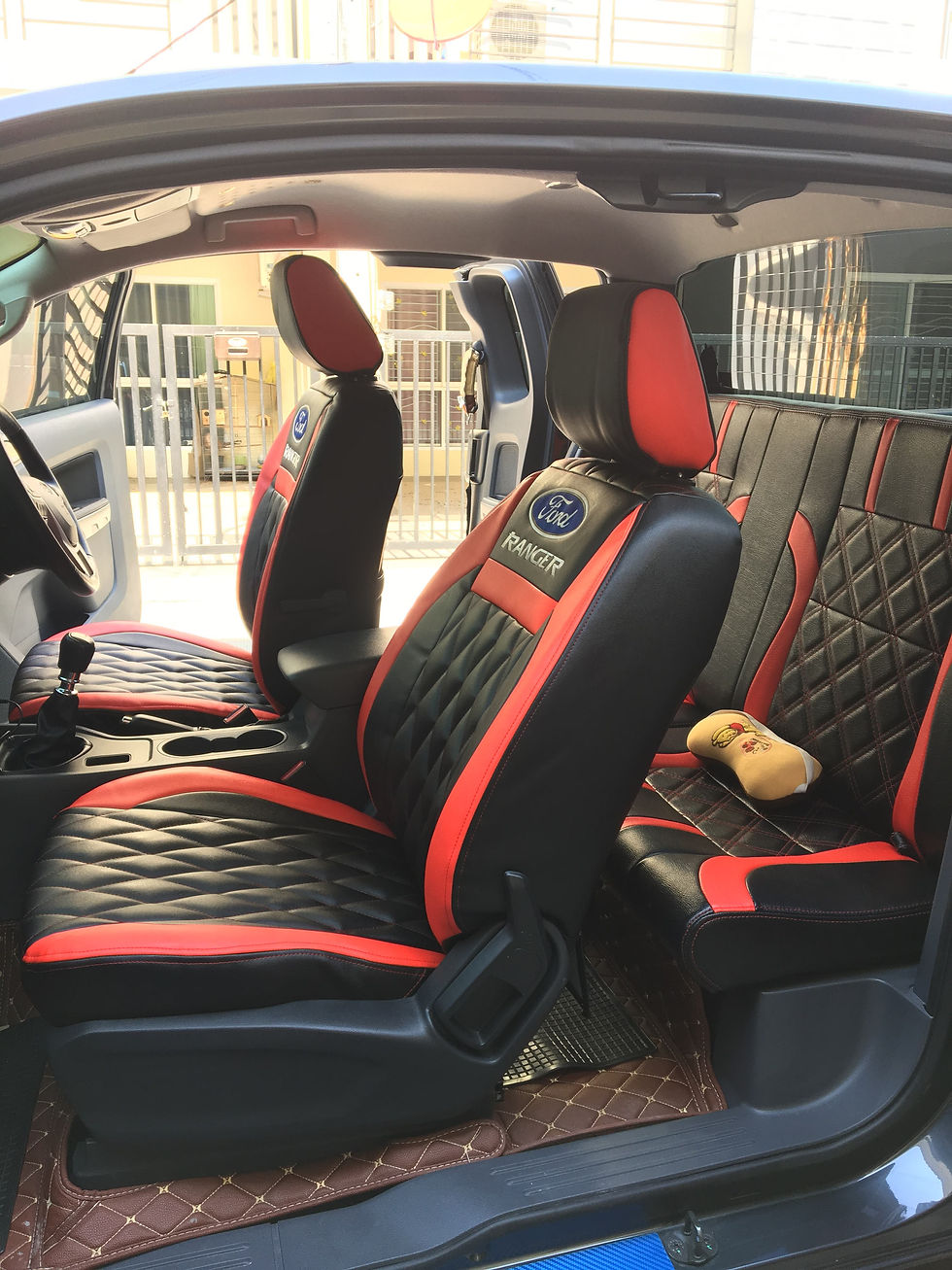 ภาพขนาดย่อ: หนังหุ้มเบาะรถยนต์ FORD ลาย VIP