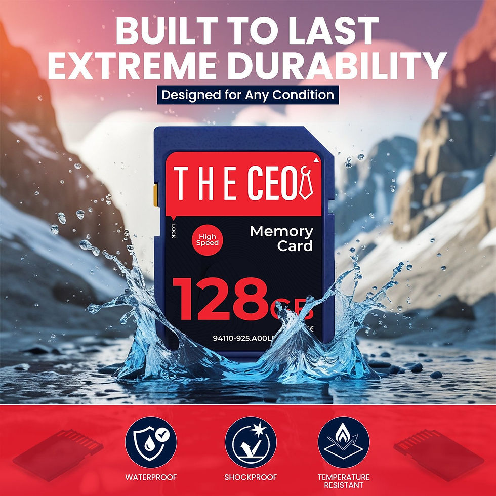 Miniatura: 128G SD Memory Card Ultra SDHC UHS-I 90MB/s, C10, U1, Full HD, SD Card