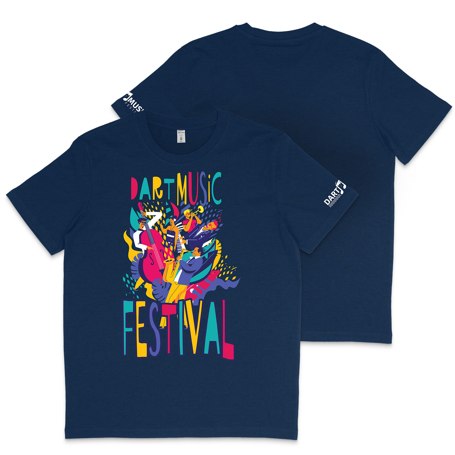 DMF Jazz Tee Adults - Blue