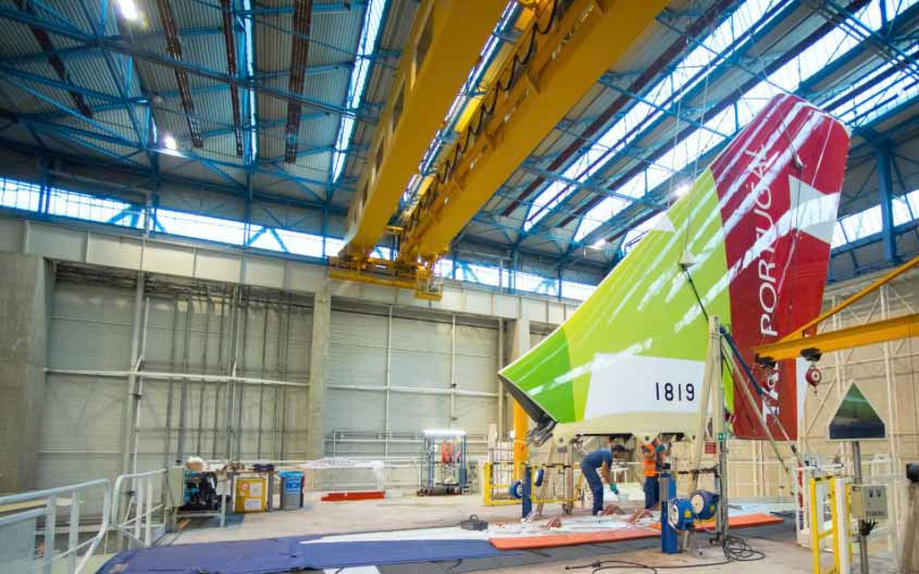 Cauda do novo A330-900NEO