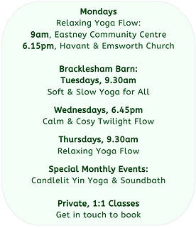 yoga-schedule-bracklesham-eastney-havant