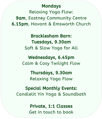 yoga-schedule-bracklesham-eastney-havant