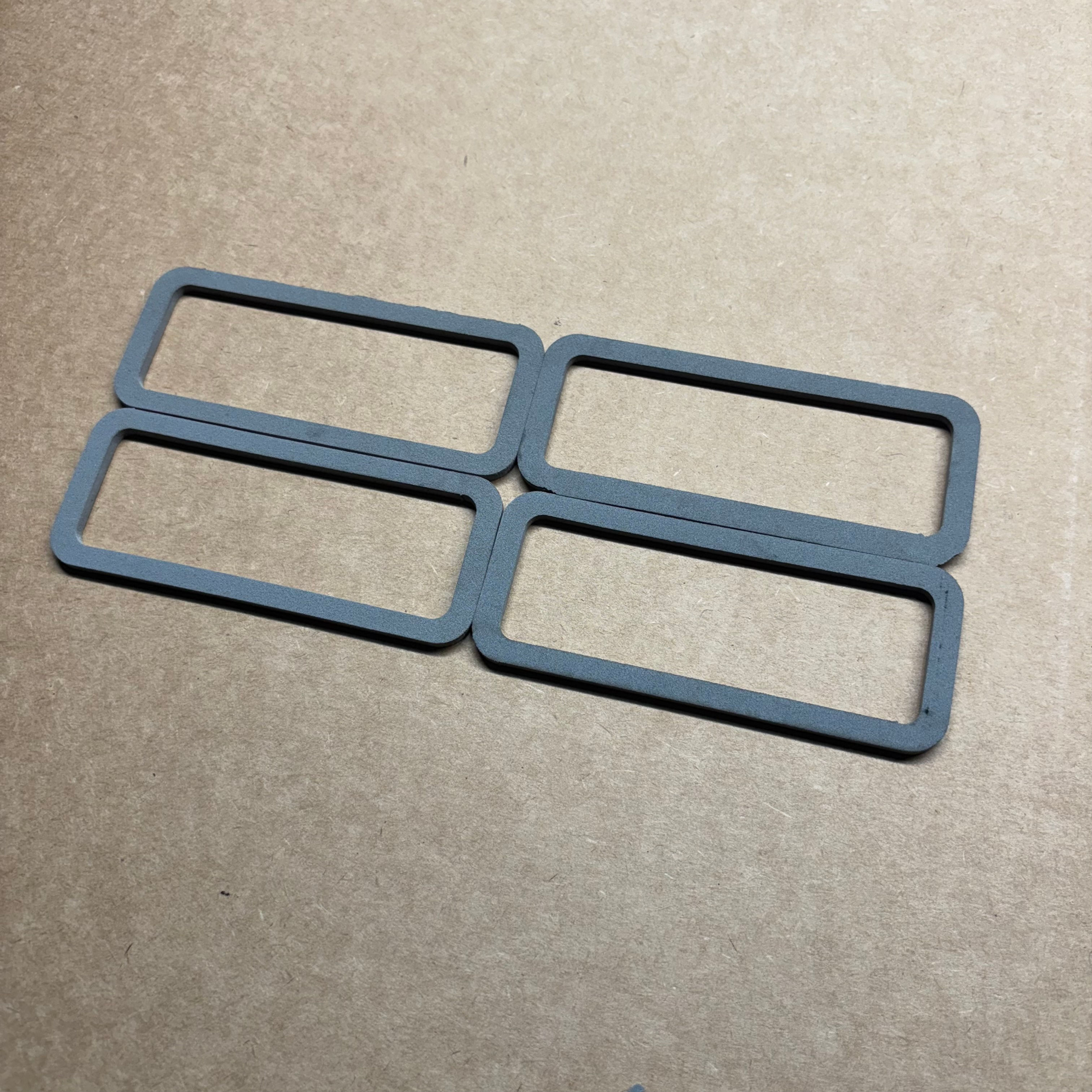 1969 Mopar A & B-Body Side Marker Light Housing to Body Gaskets