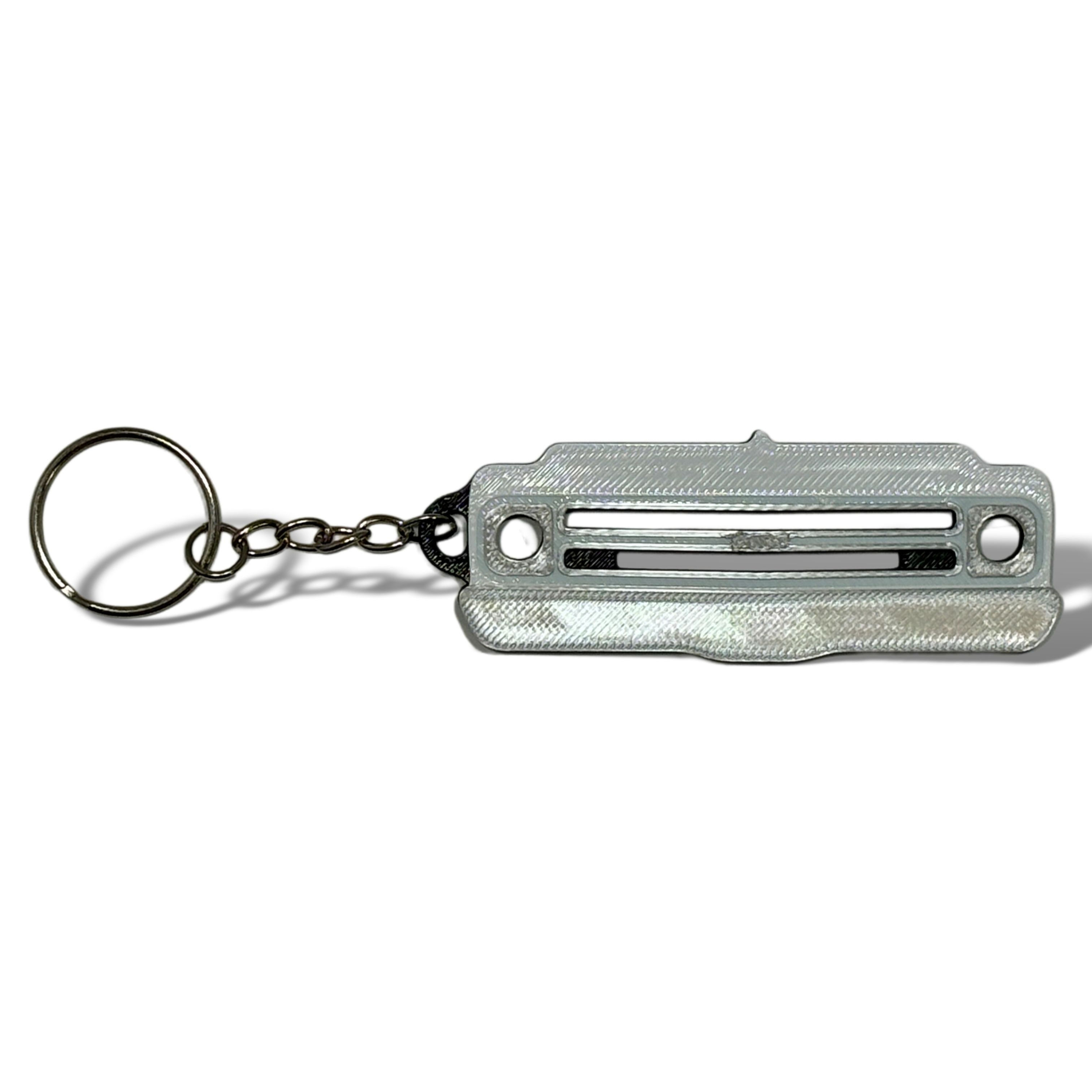 1967-1968 Chevrolet C10 Keychain - Pure White