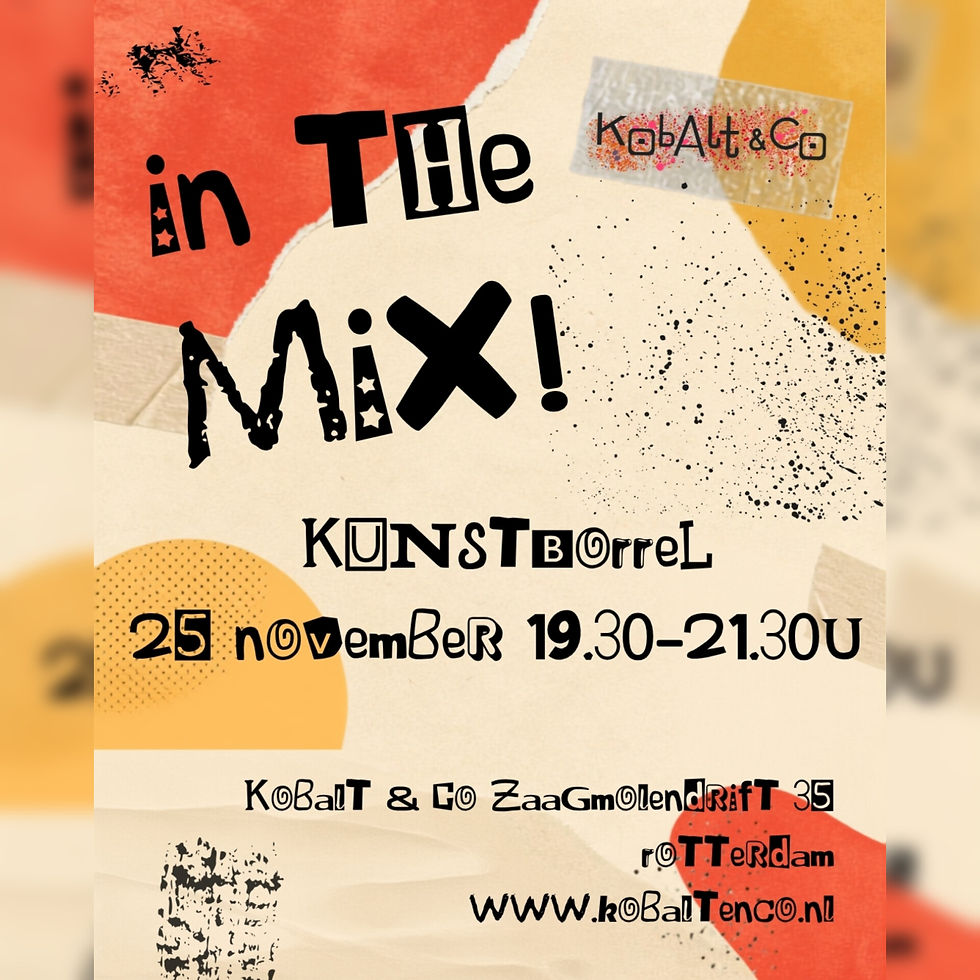 Kunstborrel In The Mix! op 25 november
