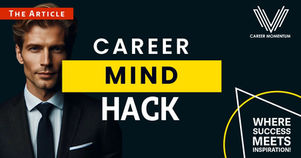 Blond man in his 40s wearing a suit, standing confidently against a black background, representing successful work-life balance achieved through mental coaching.