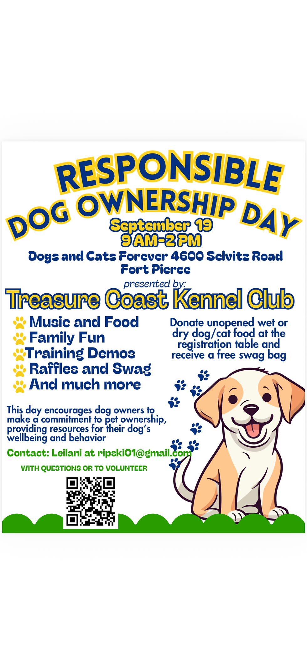Responsible Dog Ownership Day