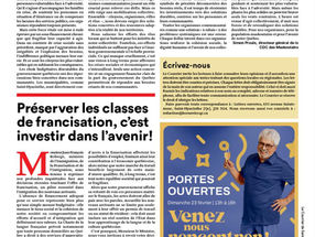 Les phares de notre communauté