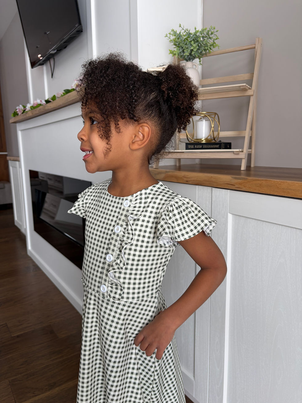 Thumbnail: Green Checkered Dress