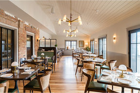 The Inn, Harland Wisconsin, main dining restaurant lighting design