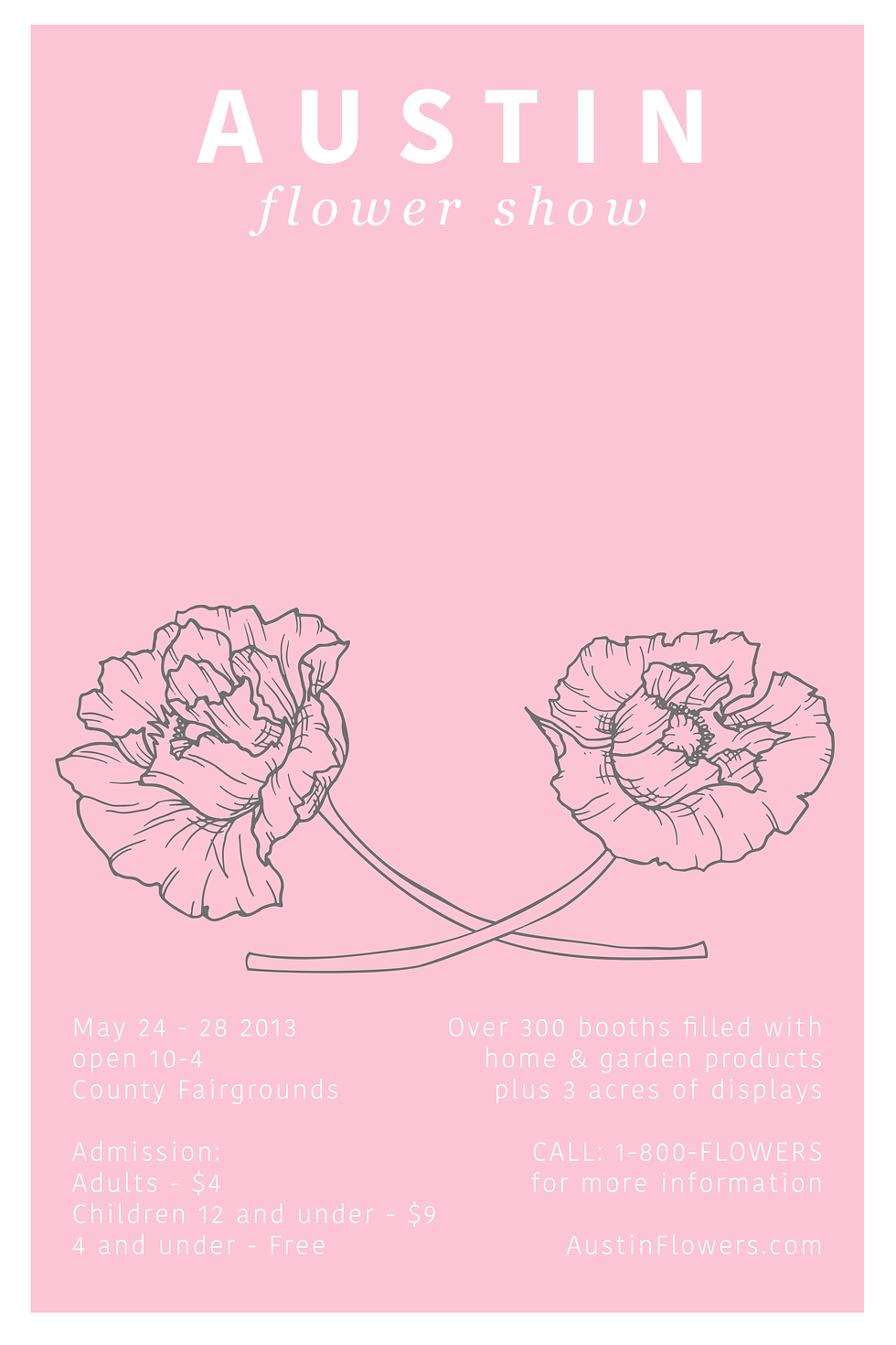sample flower show poster