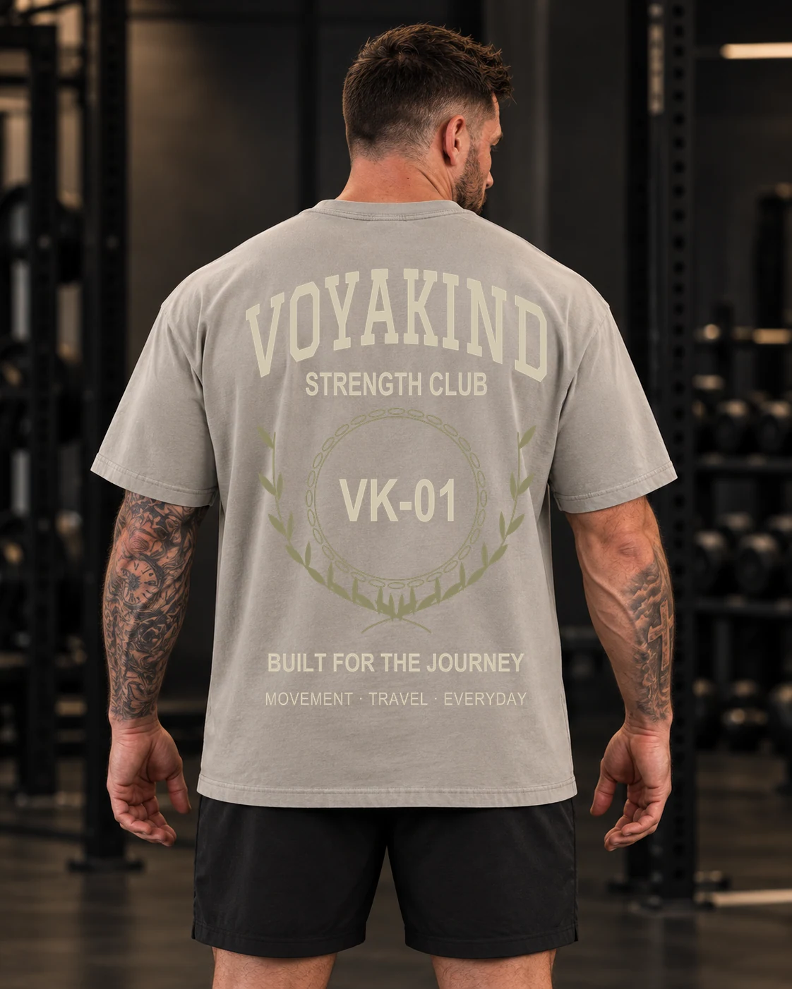 VOYAKIND Gym | Strength Club VK-01 Tee