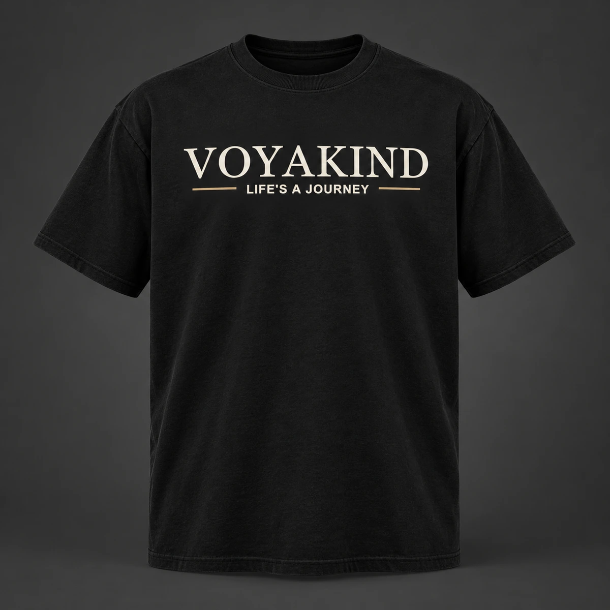 VOYAKIND Gym & Daily | Serif Journey Tee