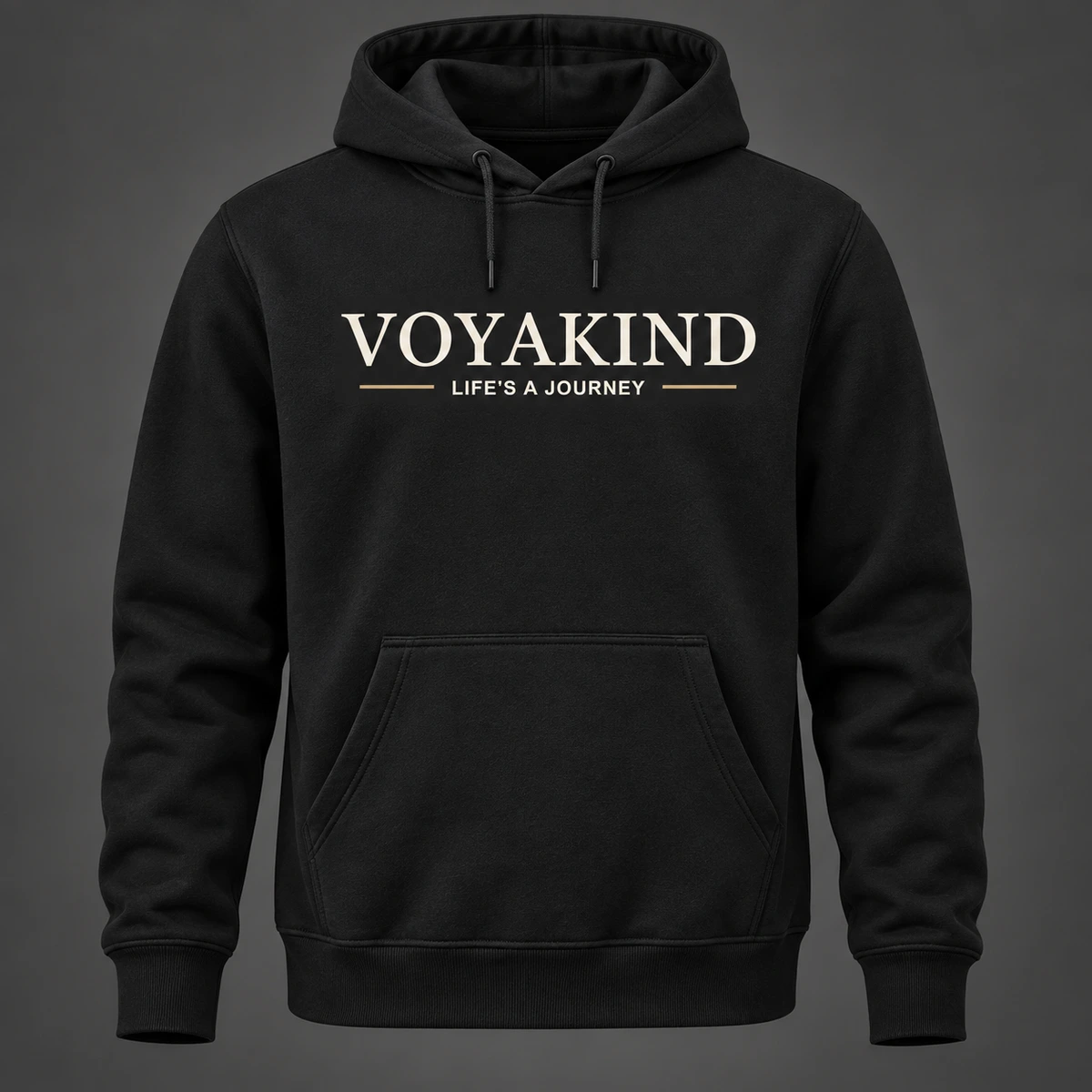 VOYAKIND Gym & Daily | Serif Journey Hoodie