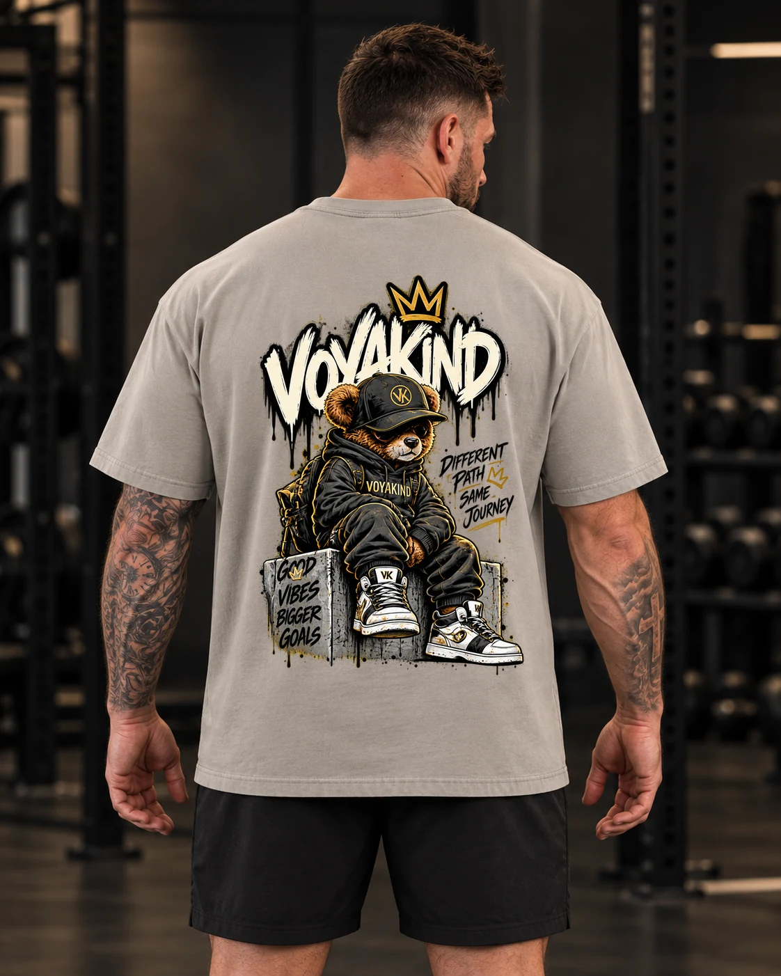 VOYAKIND Graphic | Good Vibes Bear Tee