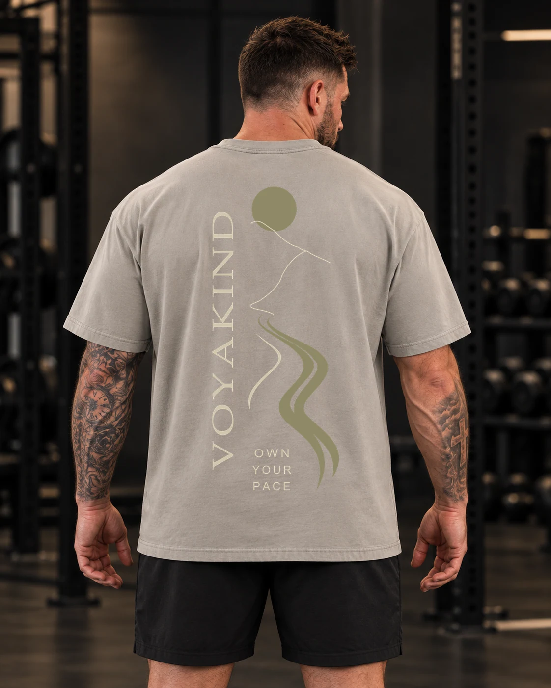 VOYAKIND Gym | Own Your Pace Tee