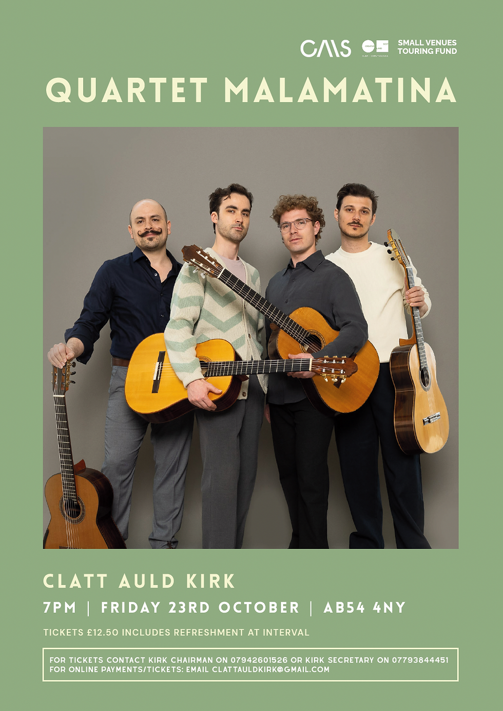 Quartet Malamatina Concert @ Clatt Auld Kirk