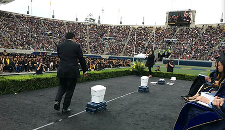 Graduation Magic Show in Berkley University