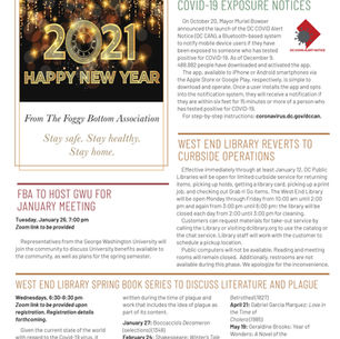 Foggy Bottom News PDF - January 1, 2021 Issue
