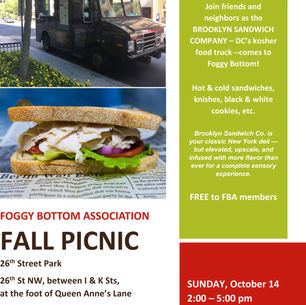 FBA Fall Picnic Oct. 14th 2PM