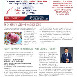 Foggy Bottom News PDF - April 9 Issue