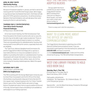 Foggy Bottom News PDF - April 18 Issue