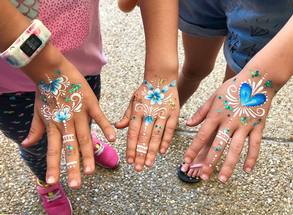 FACES BY AINSLIE Face Paint for Gold Coast & Brisbane locations.