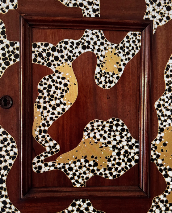 Peinture acrylique sur bois (porte)
37x50cm