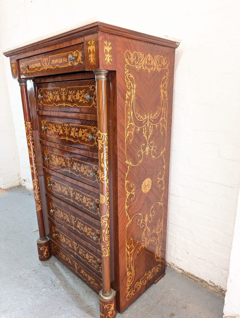 Thumbnail: Antique French Chest Of Drawers 