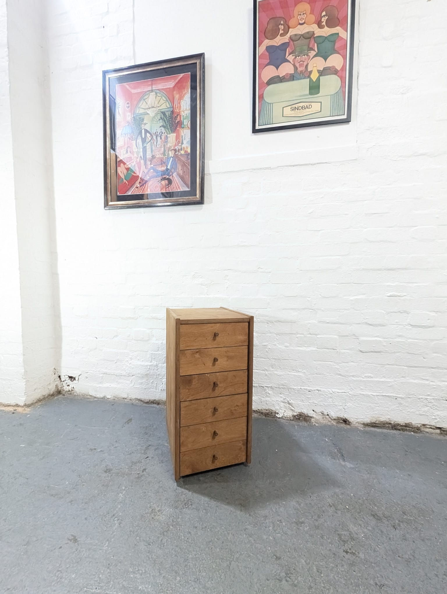 Mid Century Bedside Table 