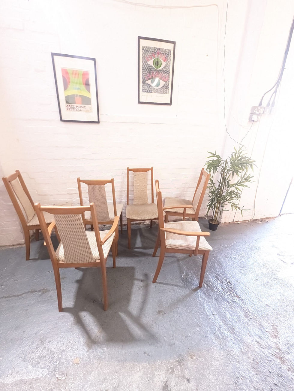 Thumbnail: 6 x Mid Century Dining Chairs 