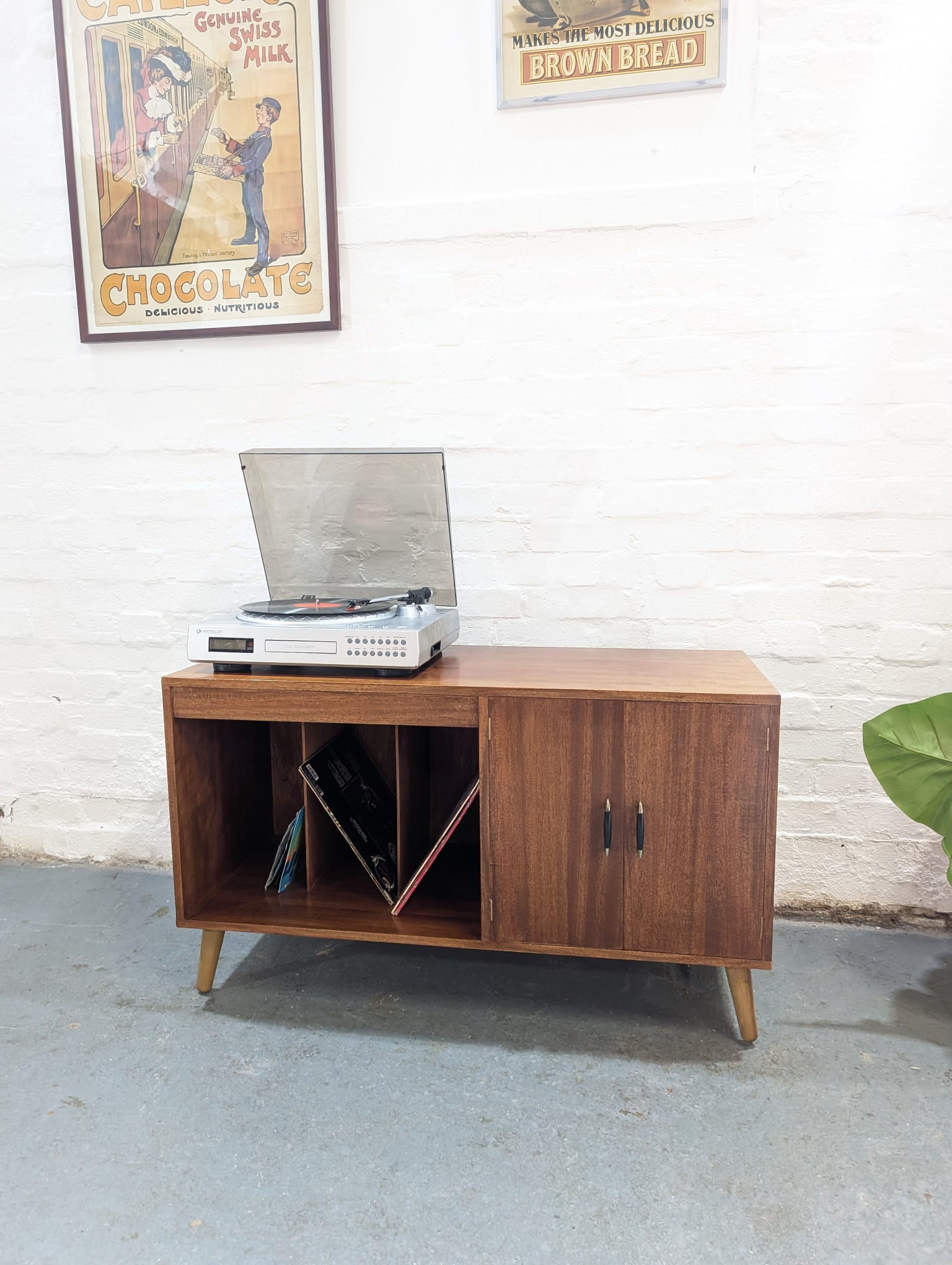 Mid Century Record Sideboard