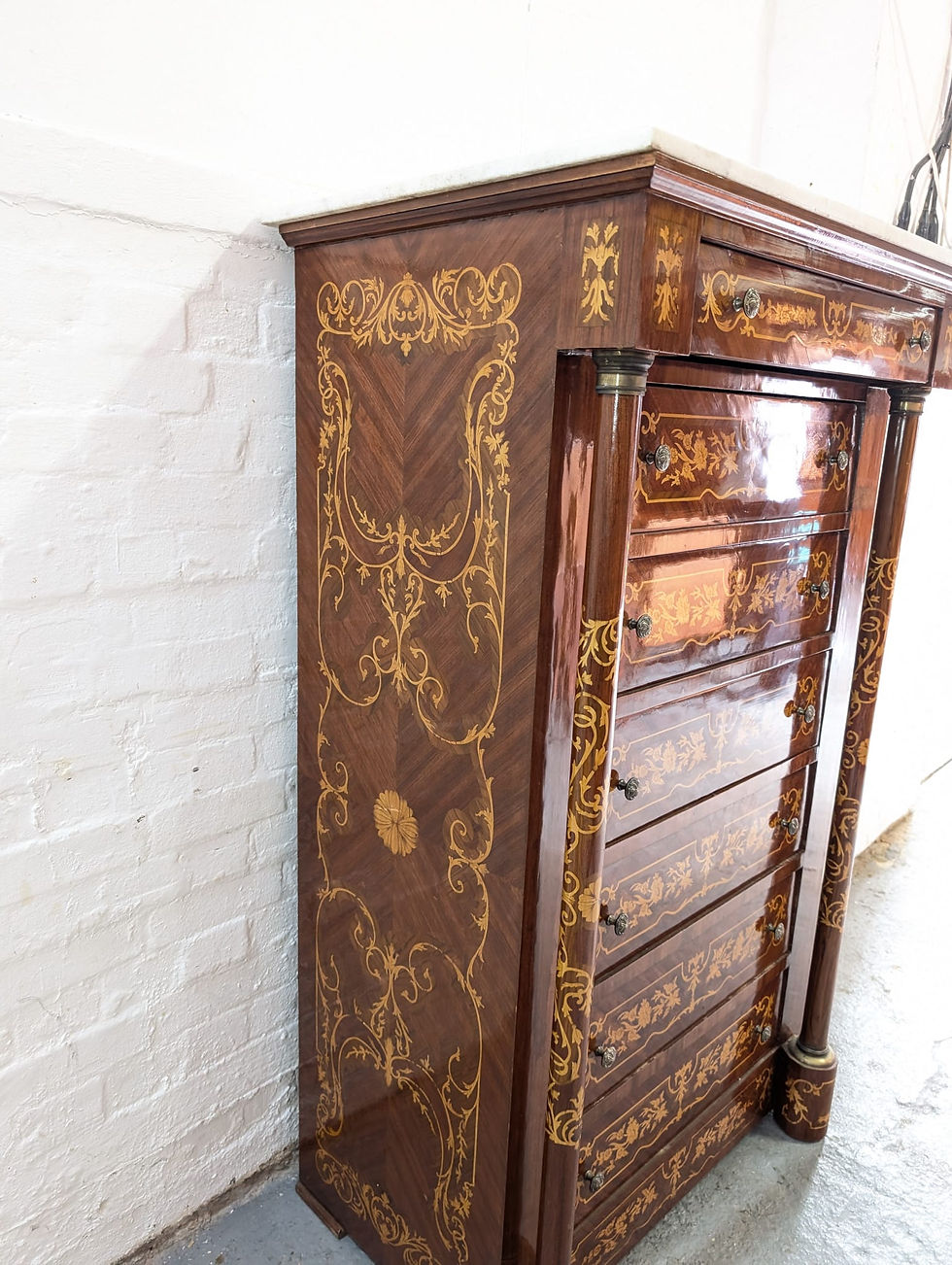 Thumbnail: Antique French Chest Of Drawers 
