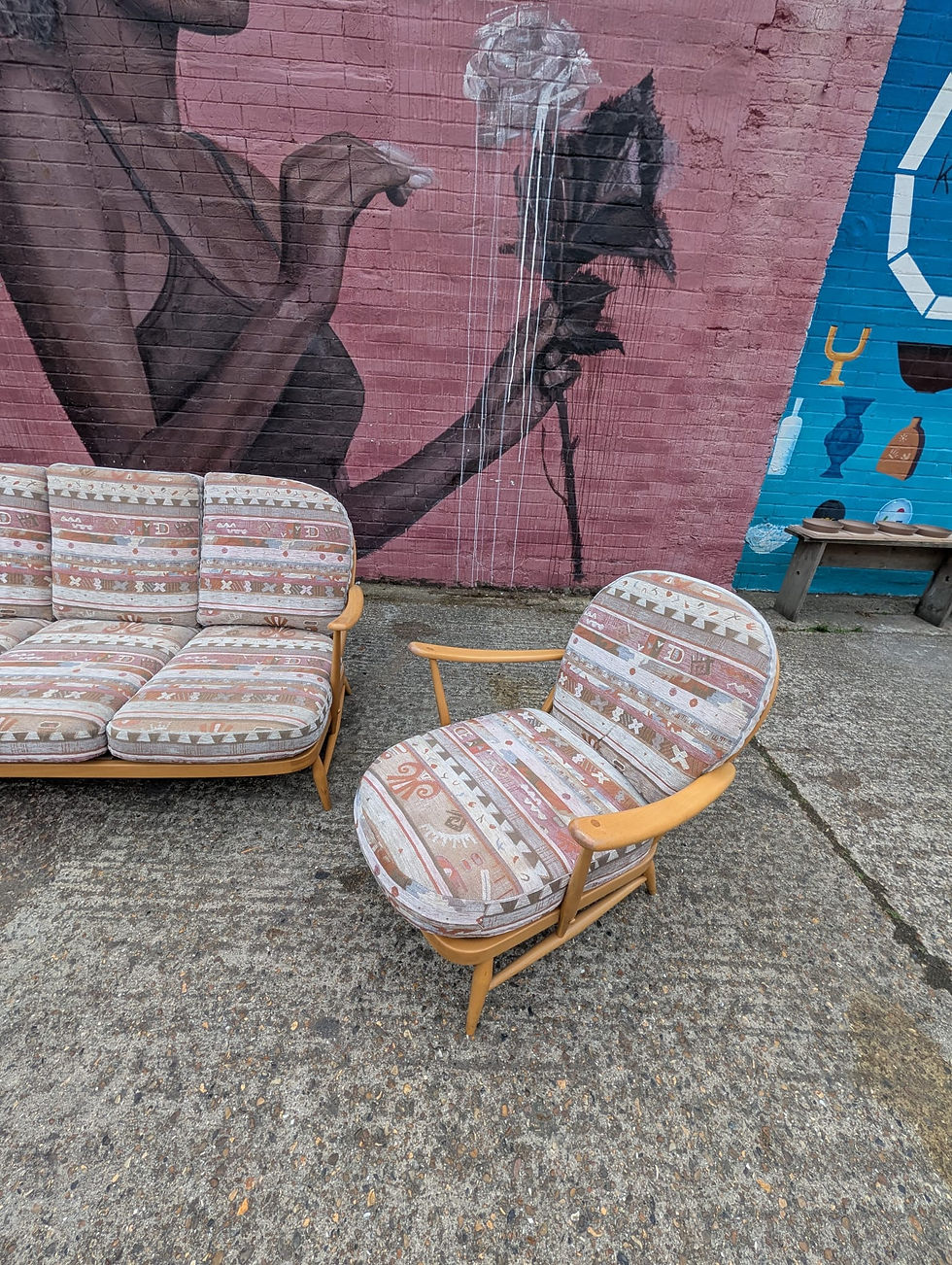 Thumbnail: Ercol Three Piece Suite