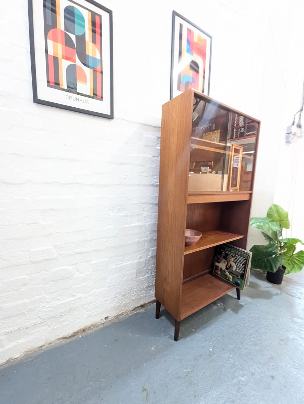 Thumbnail: G Plan Bookcase with Display Cabinet 