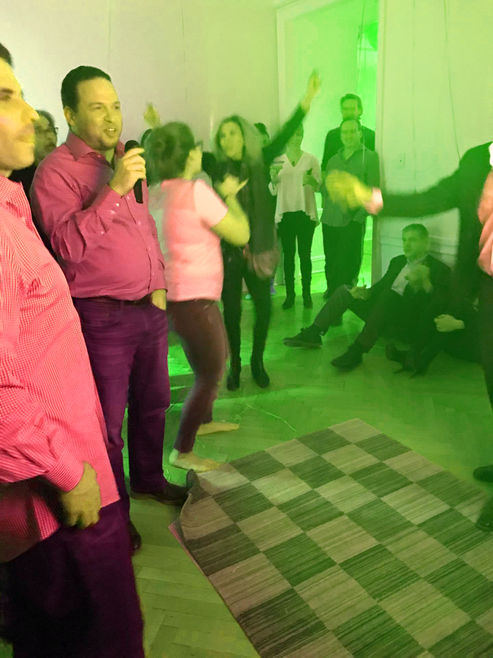 Karaoke enthusiasts belting out their favorite Irish tunes, adding a spirited and interactive element to Saint Patrick's Day parties with lively singing sessions and jovial camaraderie.