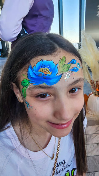 Ocean theme face painting