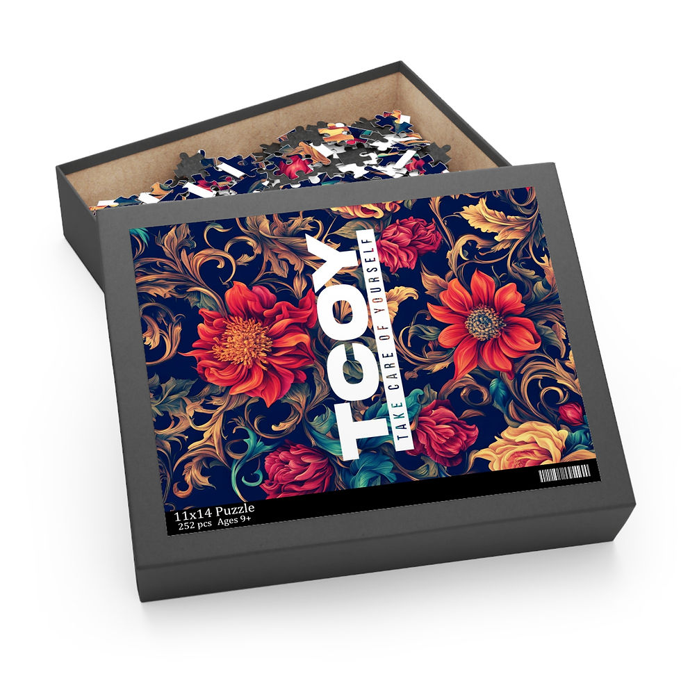 Thumbnail: Floral TCOY Puzzle (120 - 500-Piece) - Take Care of Yourself